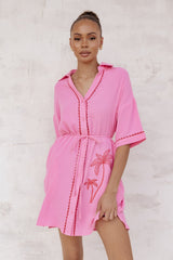 Fabiola Mini Dress - Pink