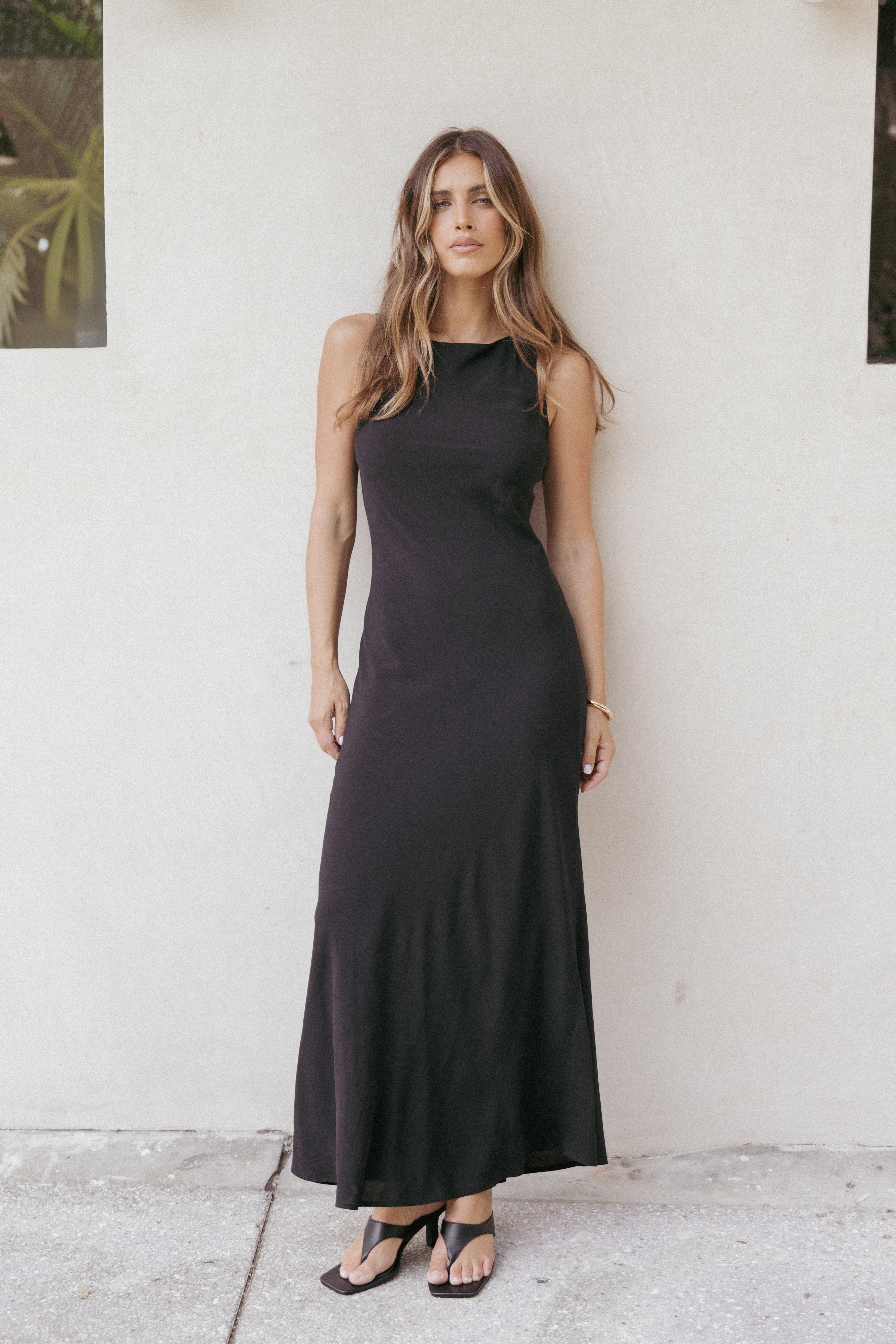 Flavia Maxi Dress - Black