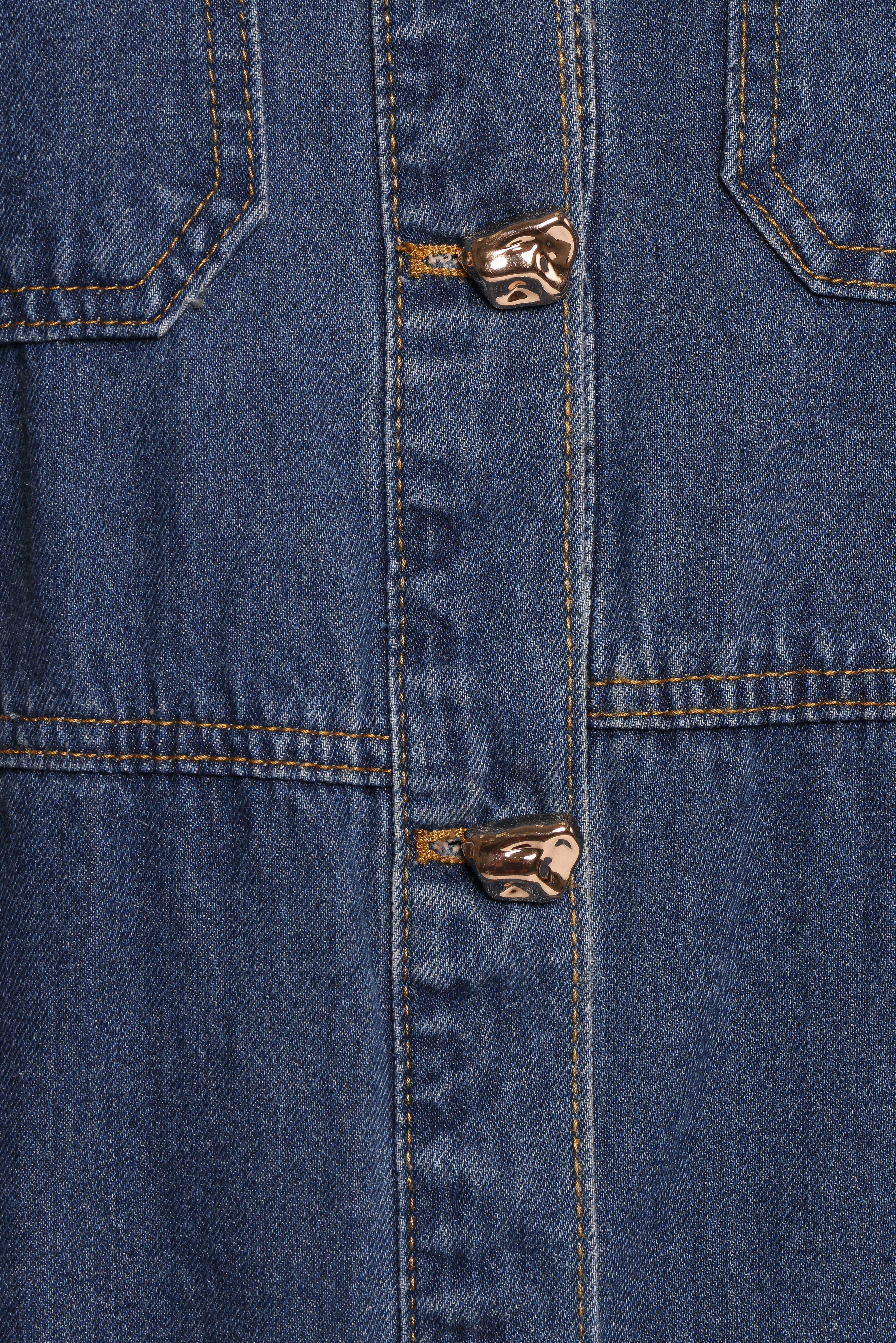 Fleming Shirt Mini Dress - Denim