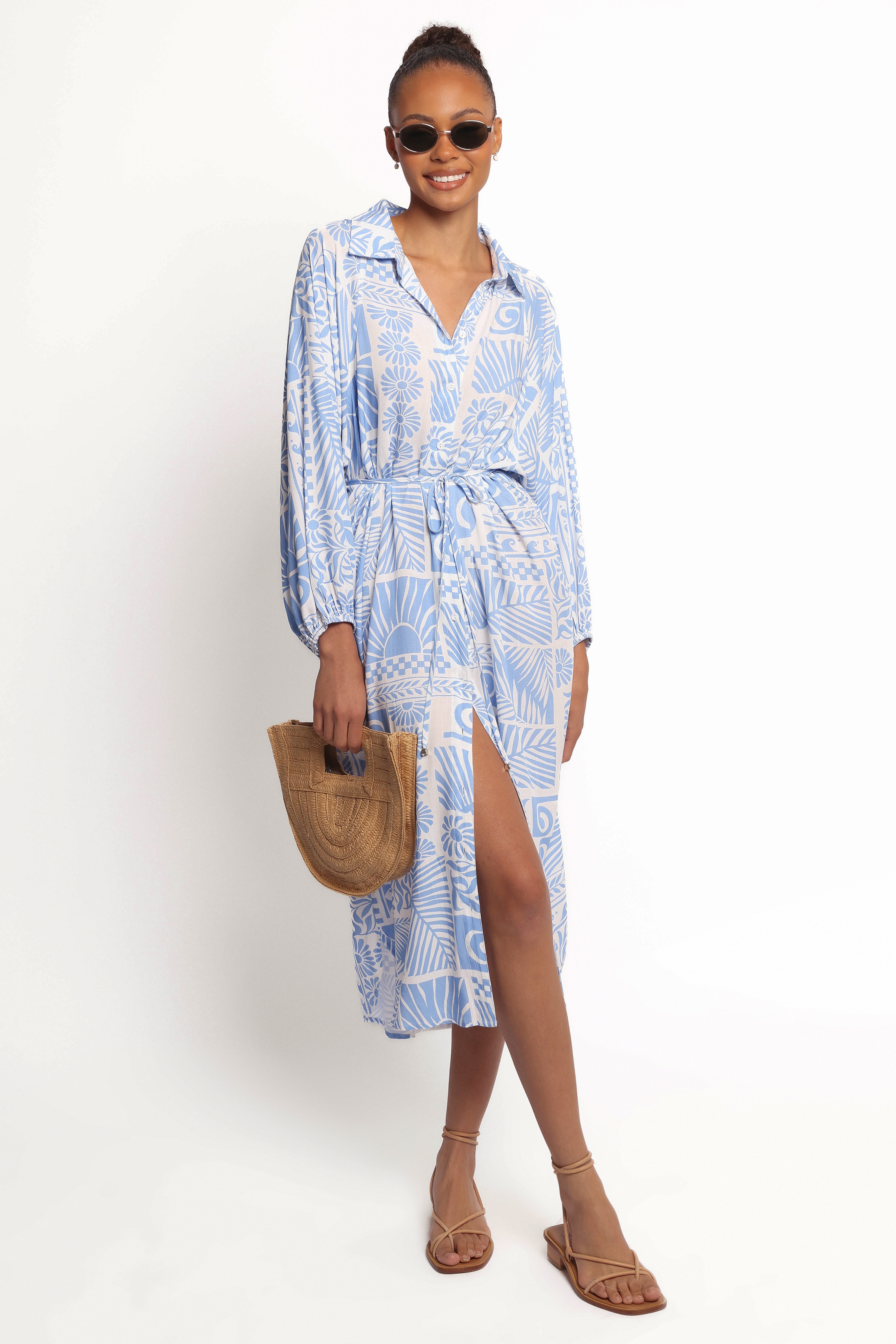 Foster Midi Dress - Malia Print