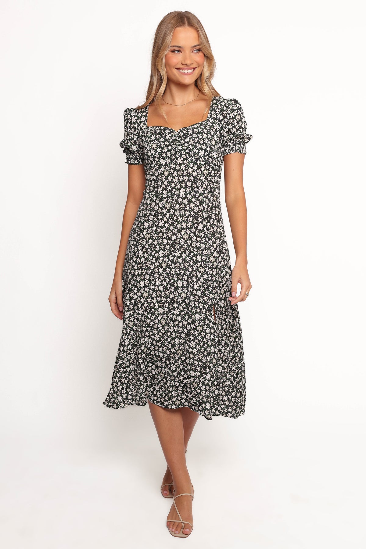 Franklin Dress - Black Floral