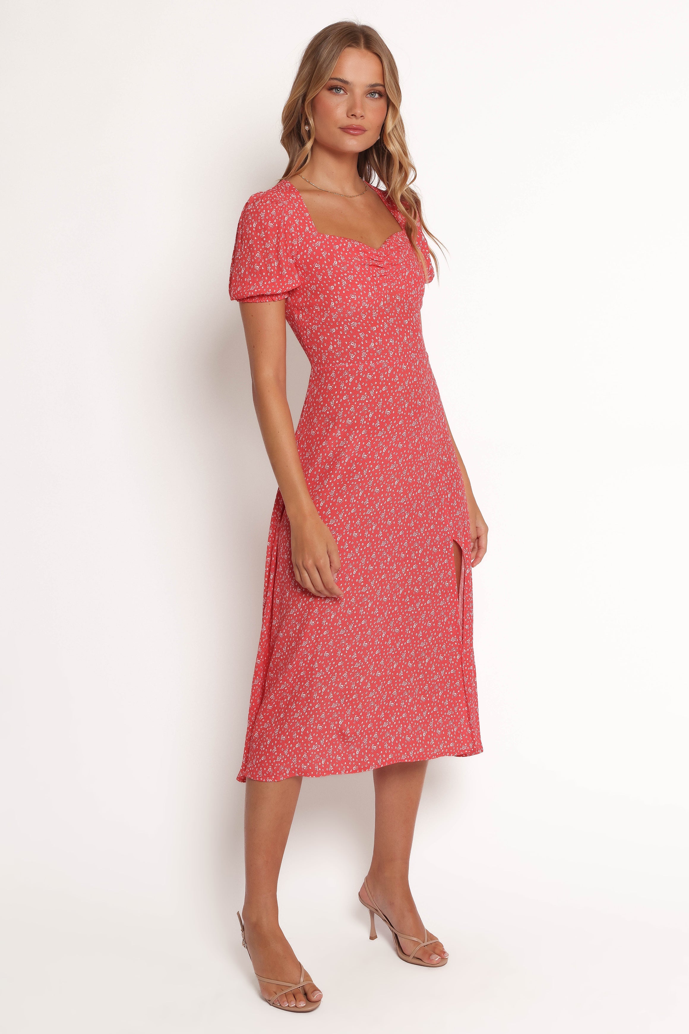Franklin Dress - Red Floral