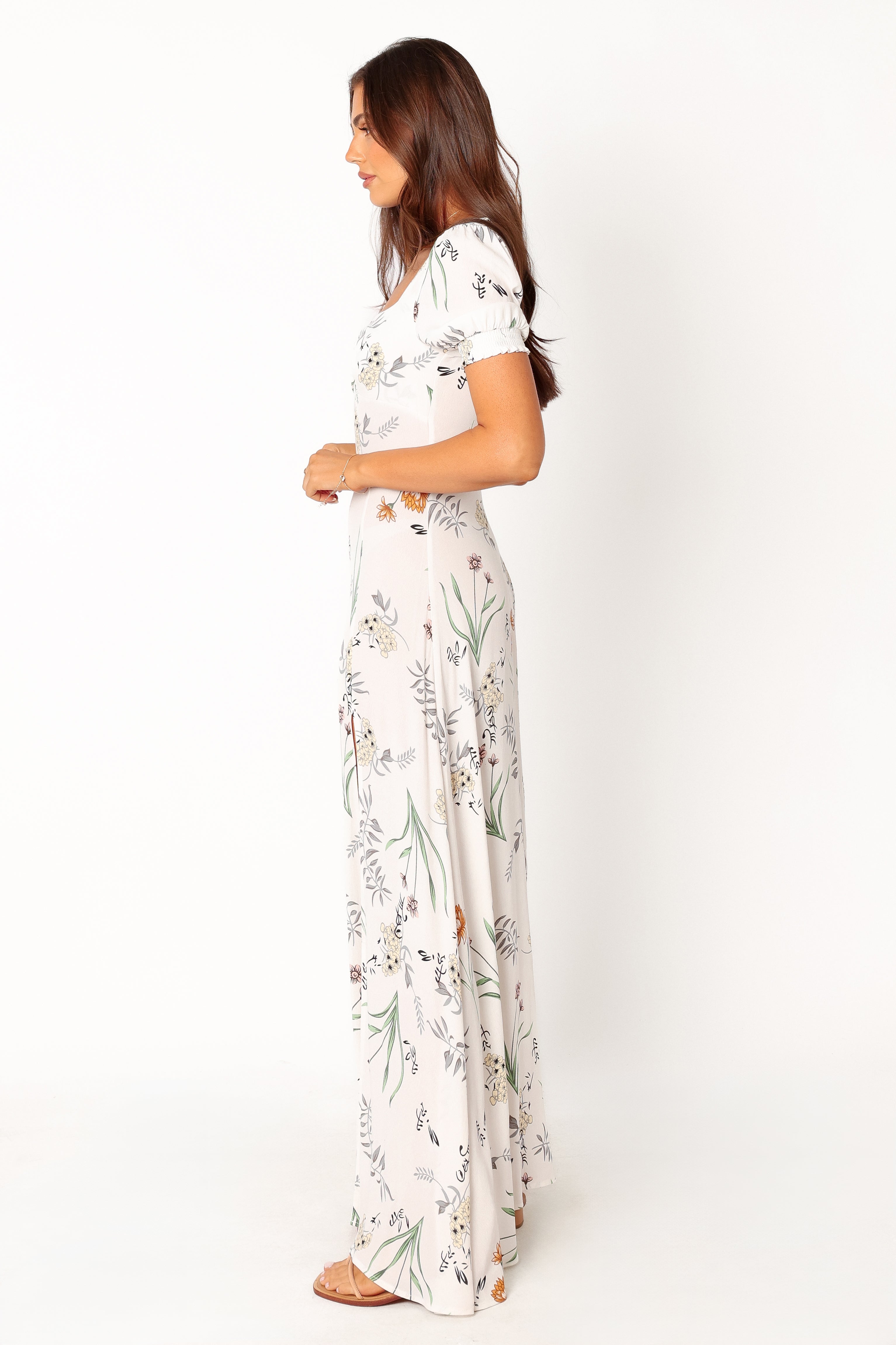 Franklin Maxi Dress - White Floral