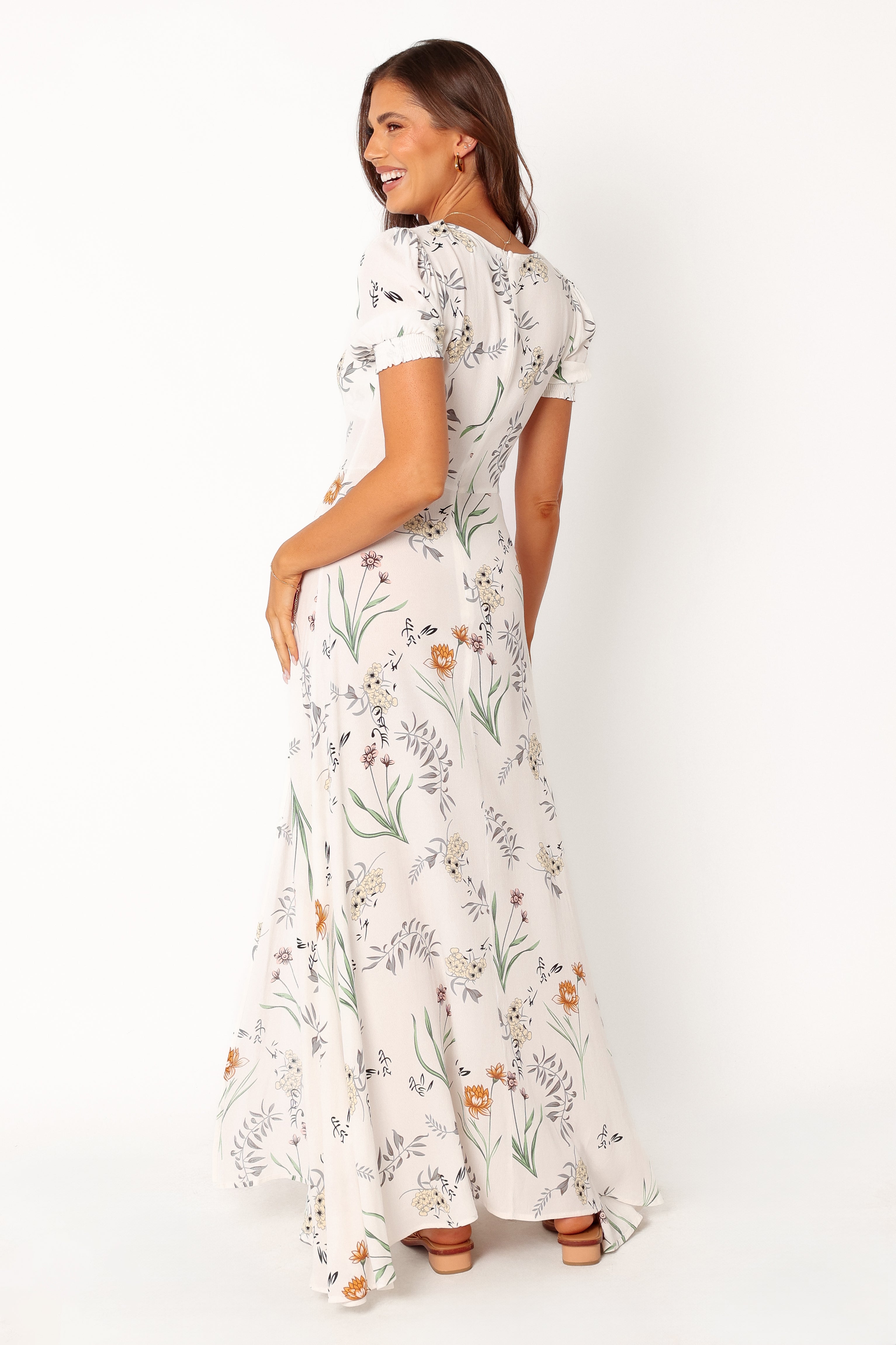 Franklin Maxi Dress - White Floral