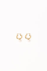 Geneva Earrings - Gold/Pearl