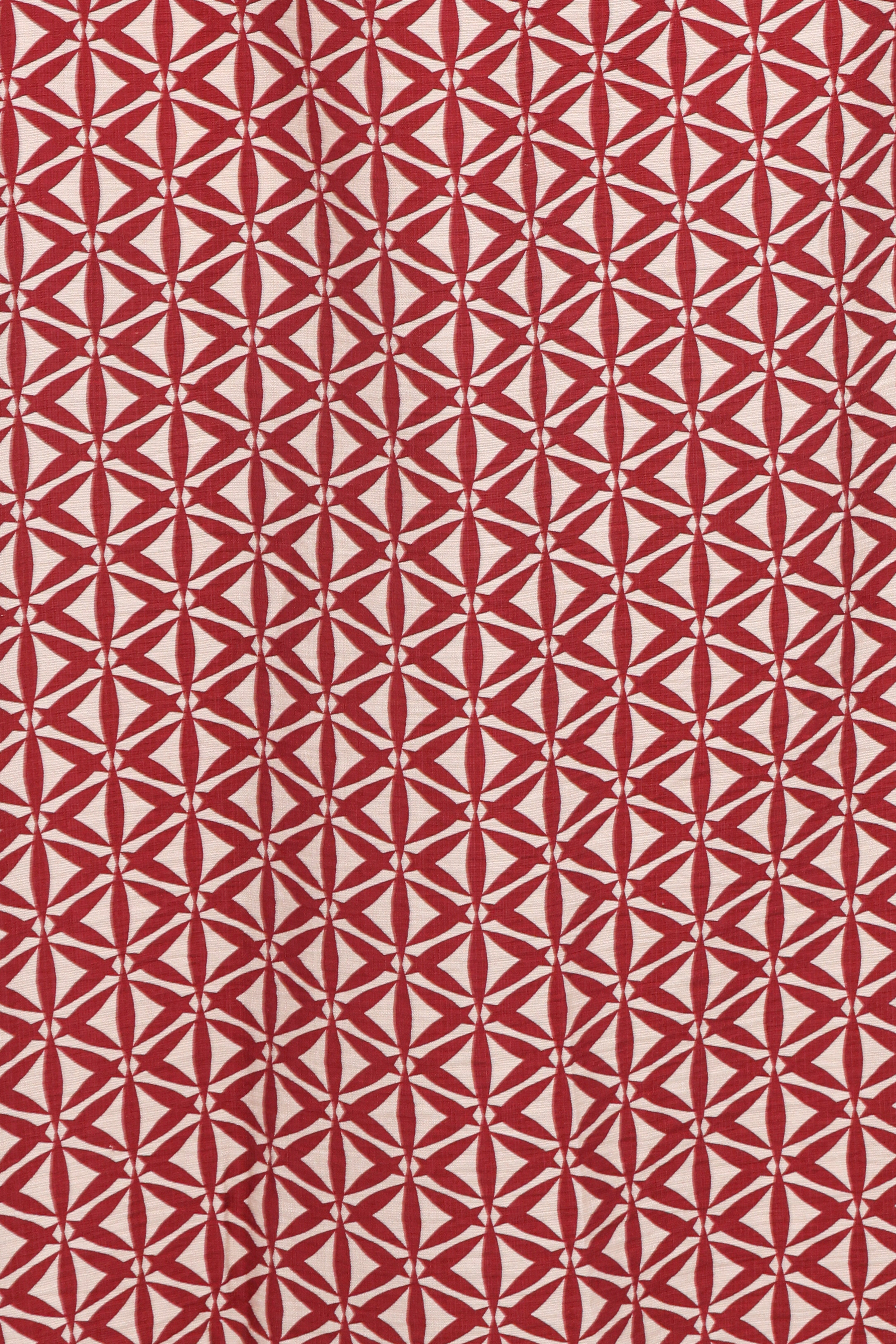 Ginnee Puff Sleeve Cutout Midi Dress - Brown Geo