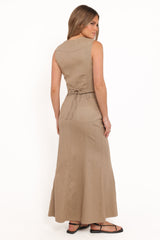 Giselle Skirt Set - Beige