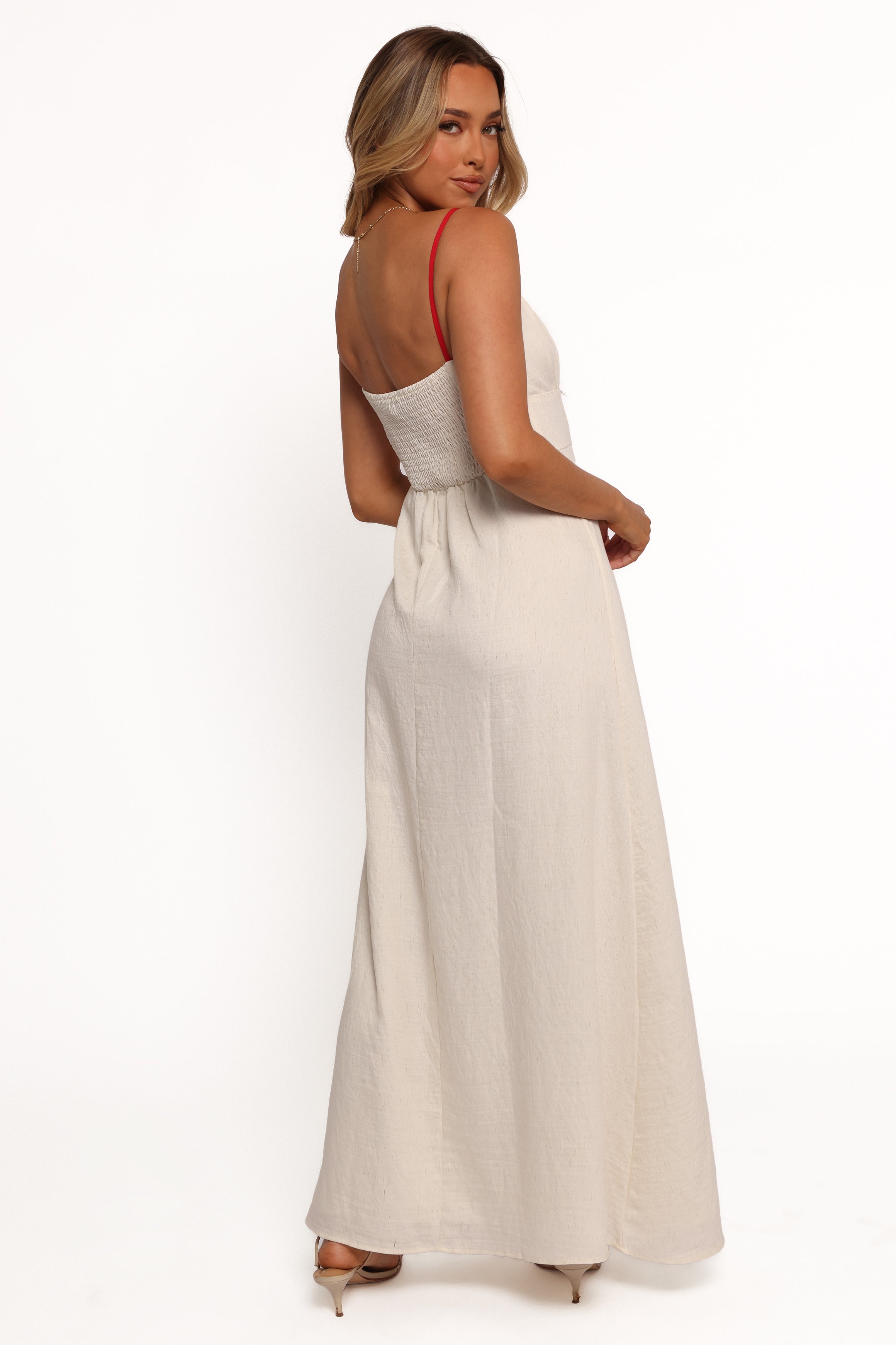 Gracie Midi Dress - Oatmeal