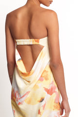 Hydra Maxi Dress - Yellow Floral