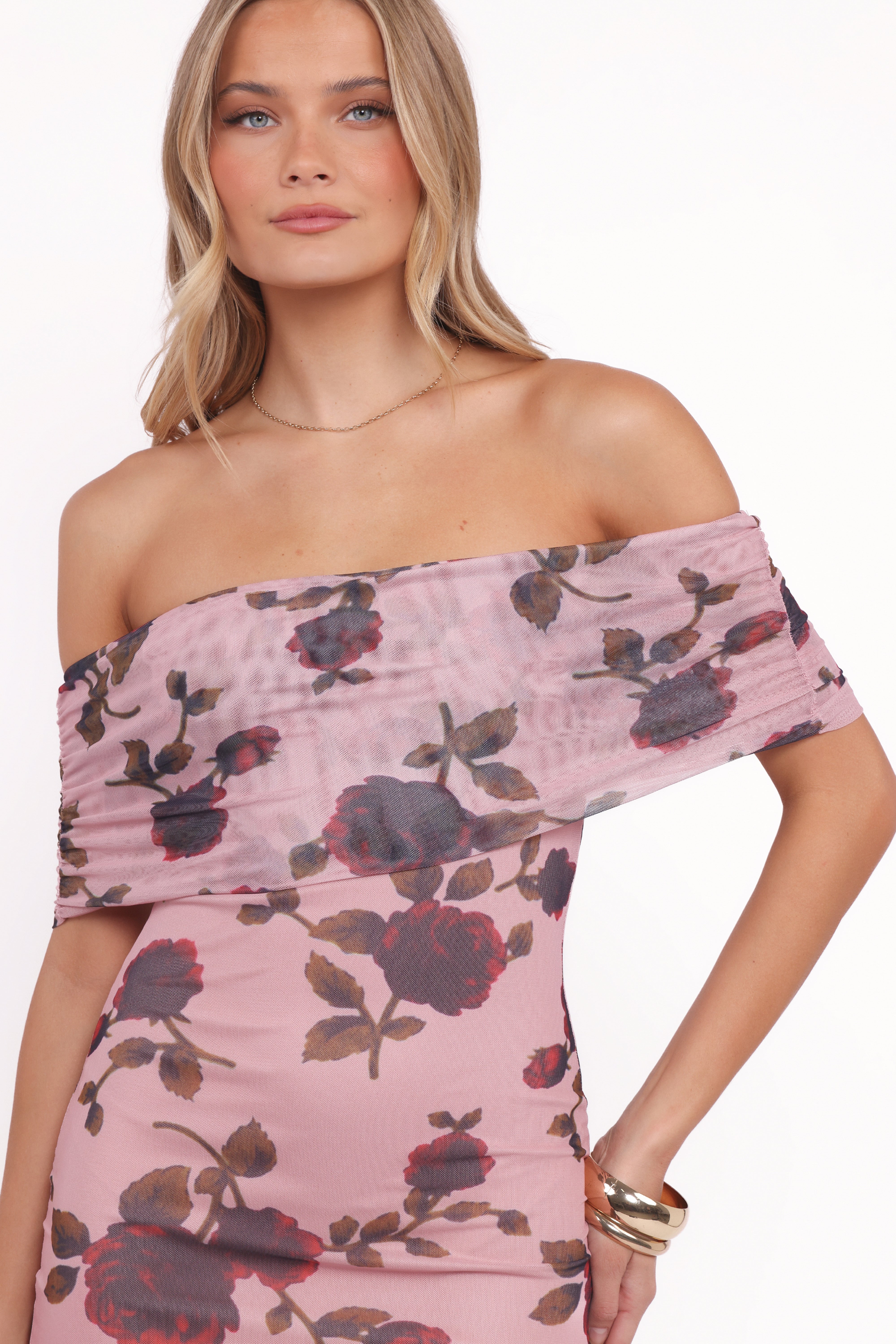 Indya Maxi Dress - Pink Floral