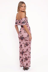Indya Maxi Dress - Pink Floral