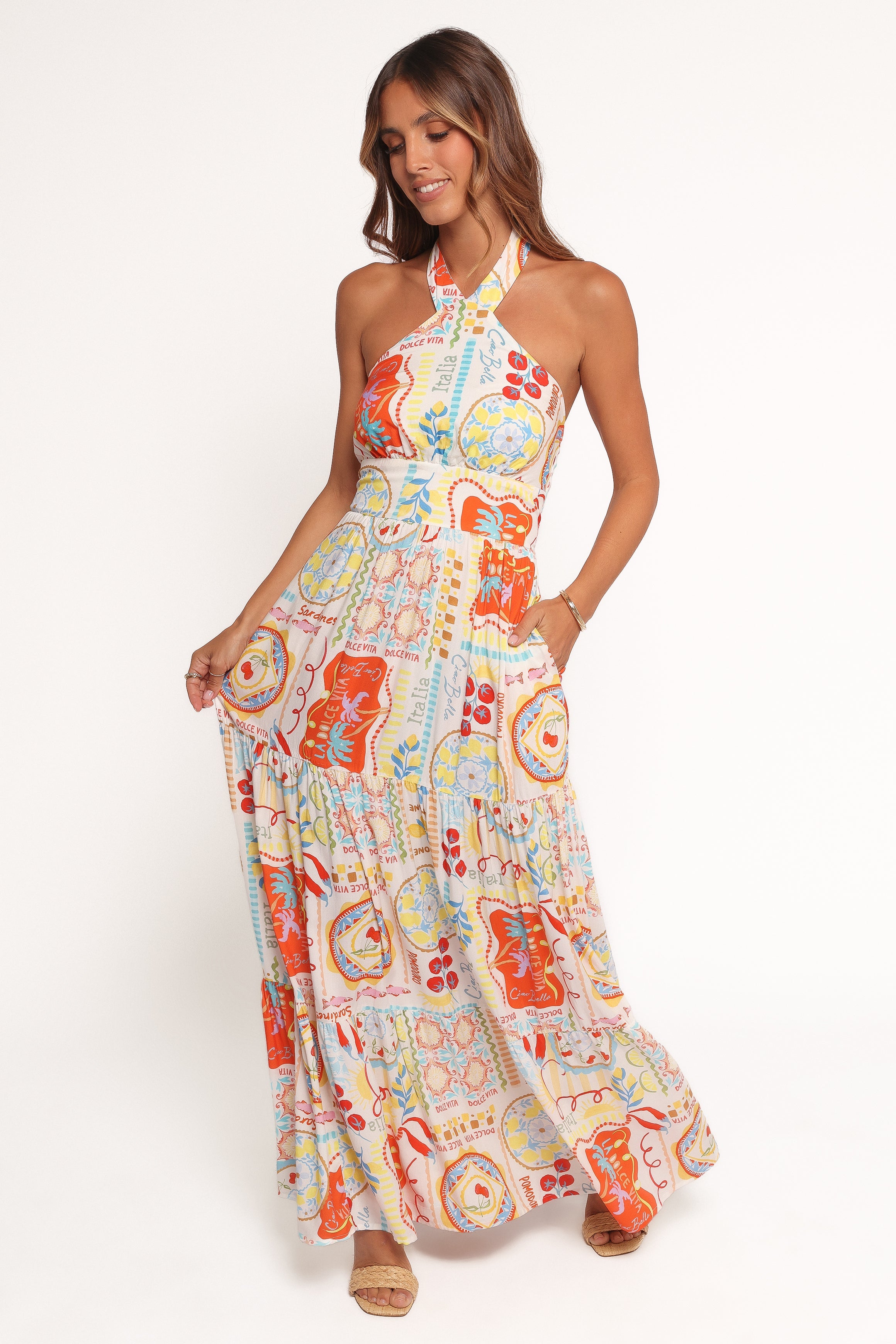 Jelena Maxi Dress - Aelia Print