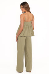 Jessica Pant Set - Olive