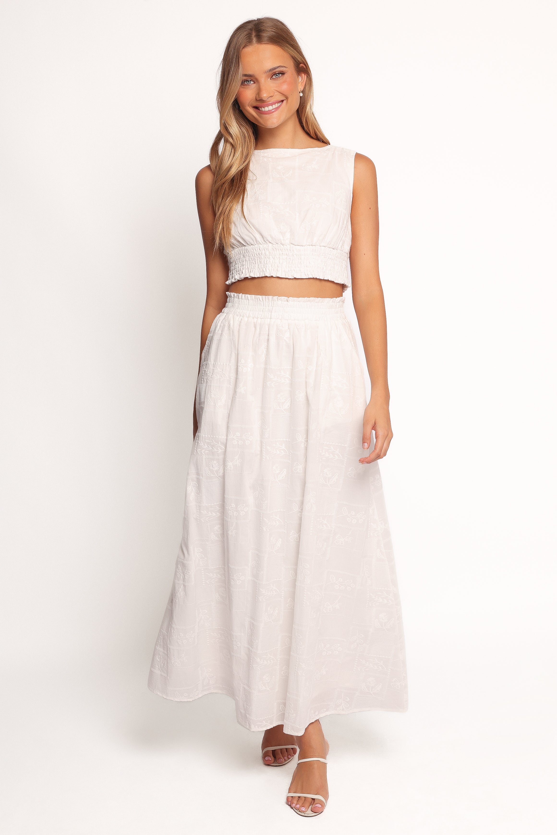 Kimora Maxi Skirt - White