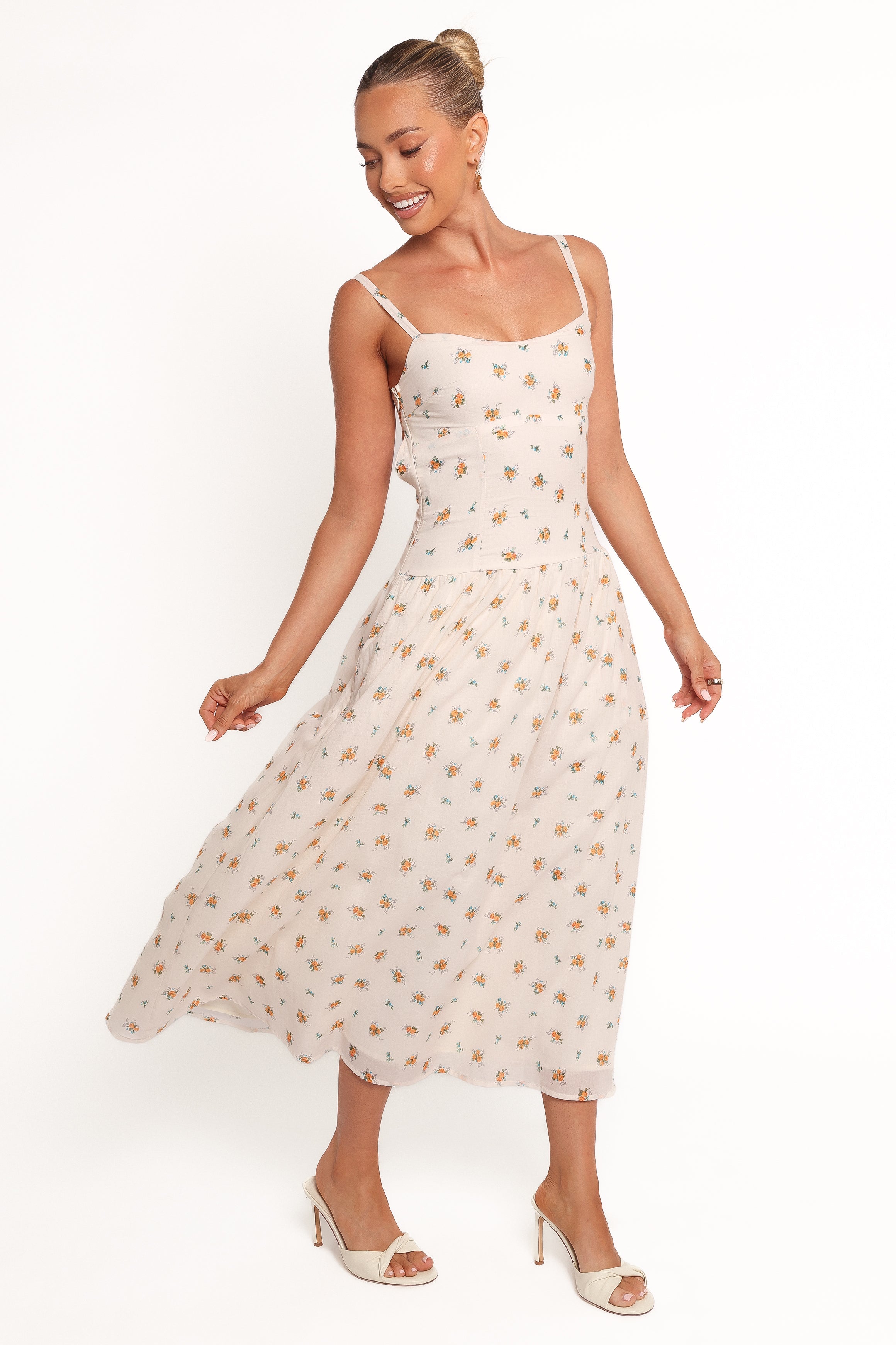 Oakley Maxi Dress - Yellow Floral