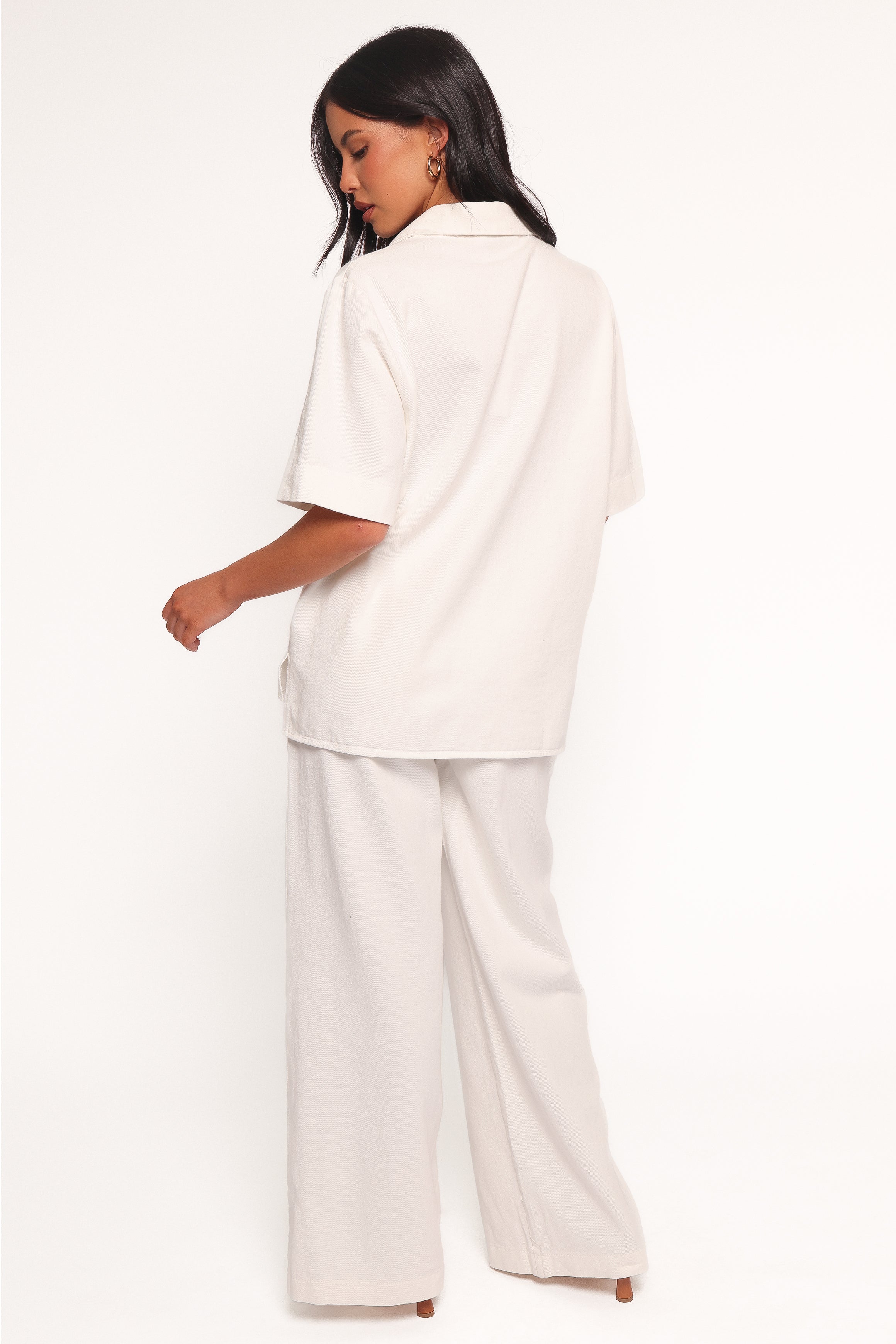 Odelia Denim Pant - Off White