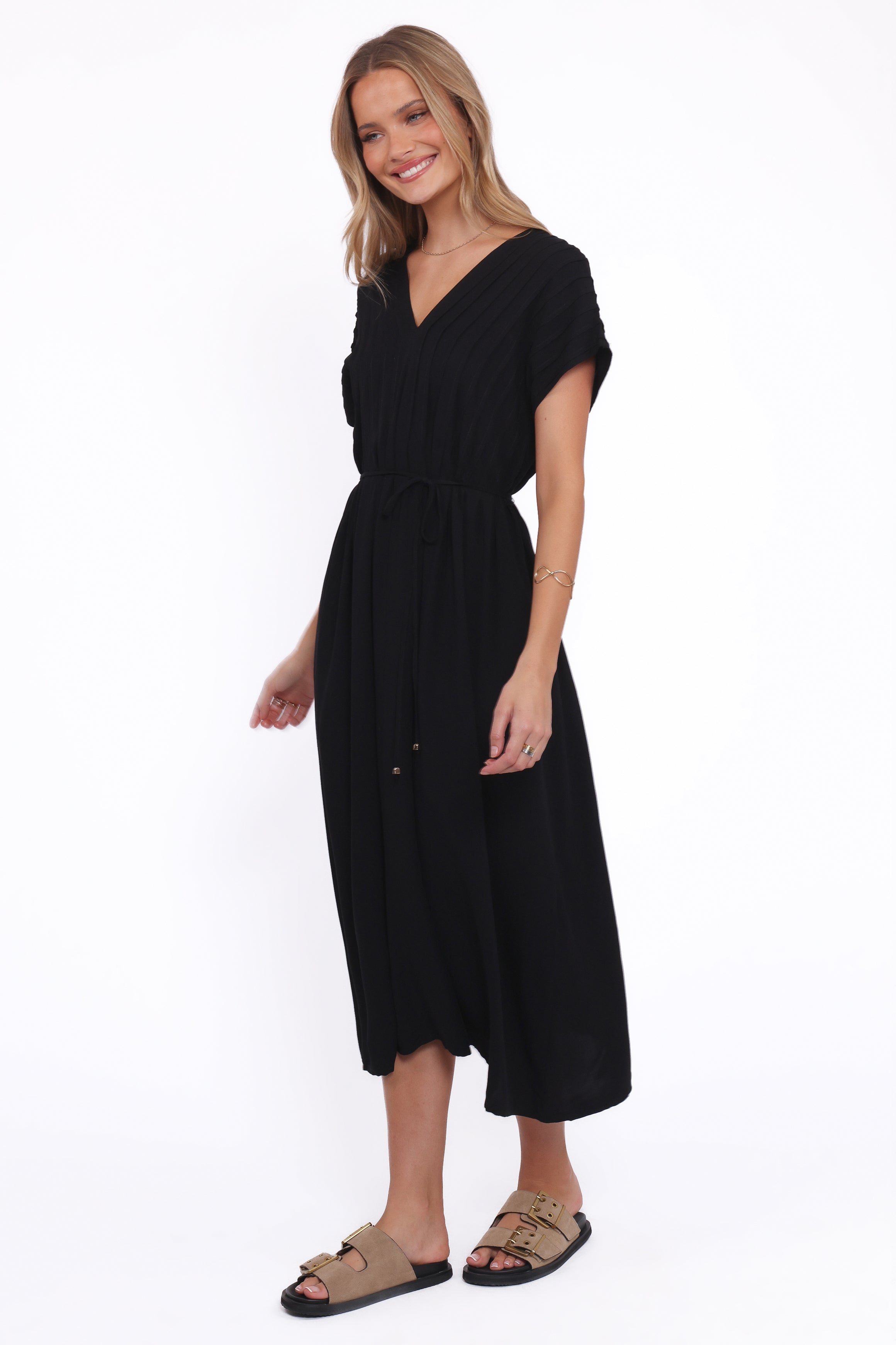 Orly Midi Dress - Black