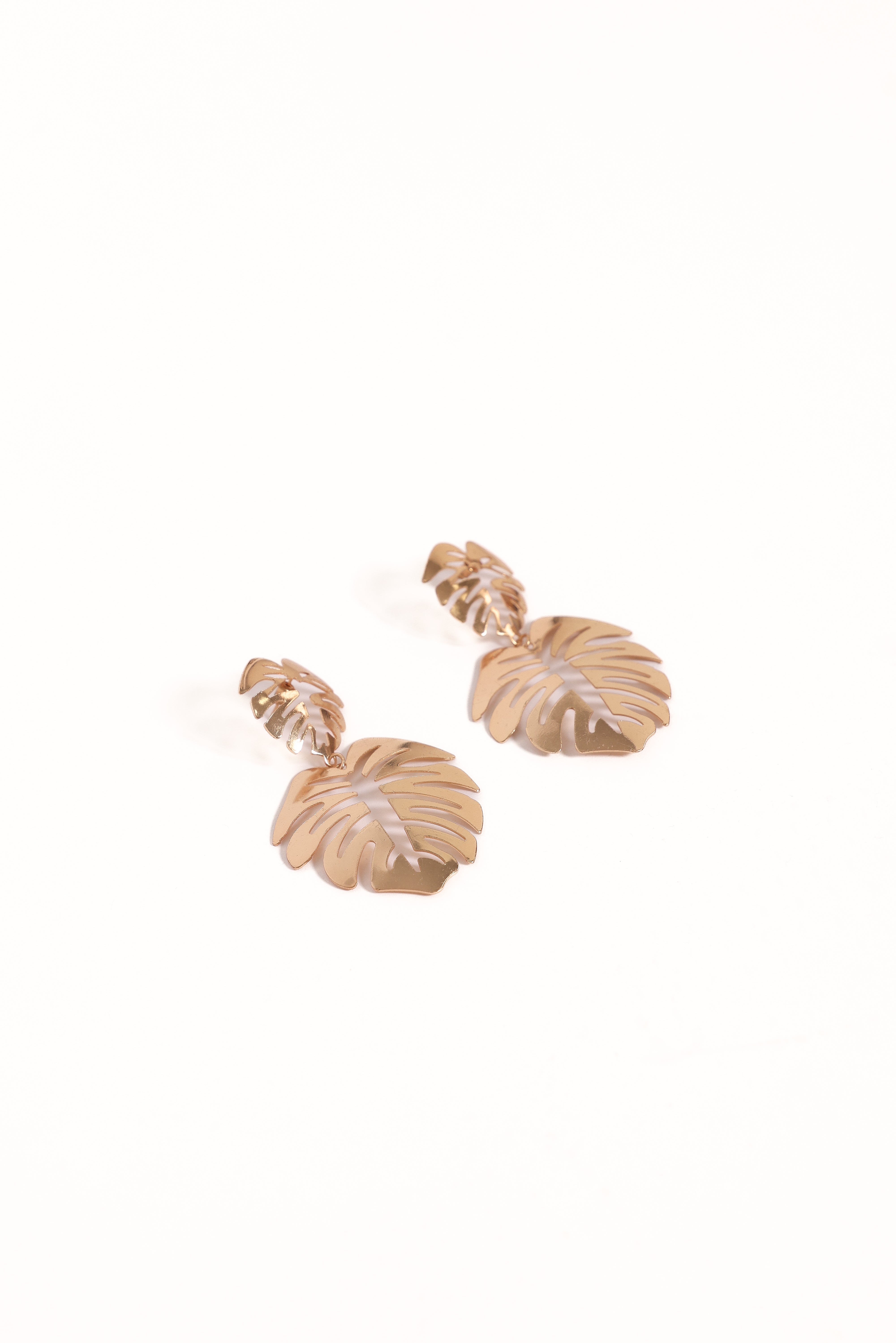 Palm Earrings - Gold