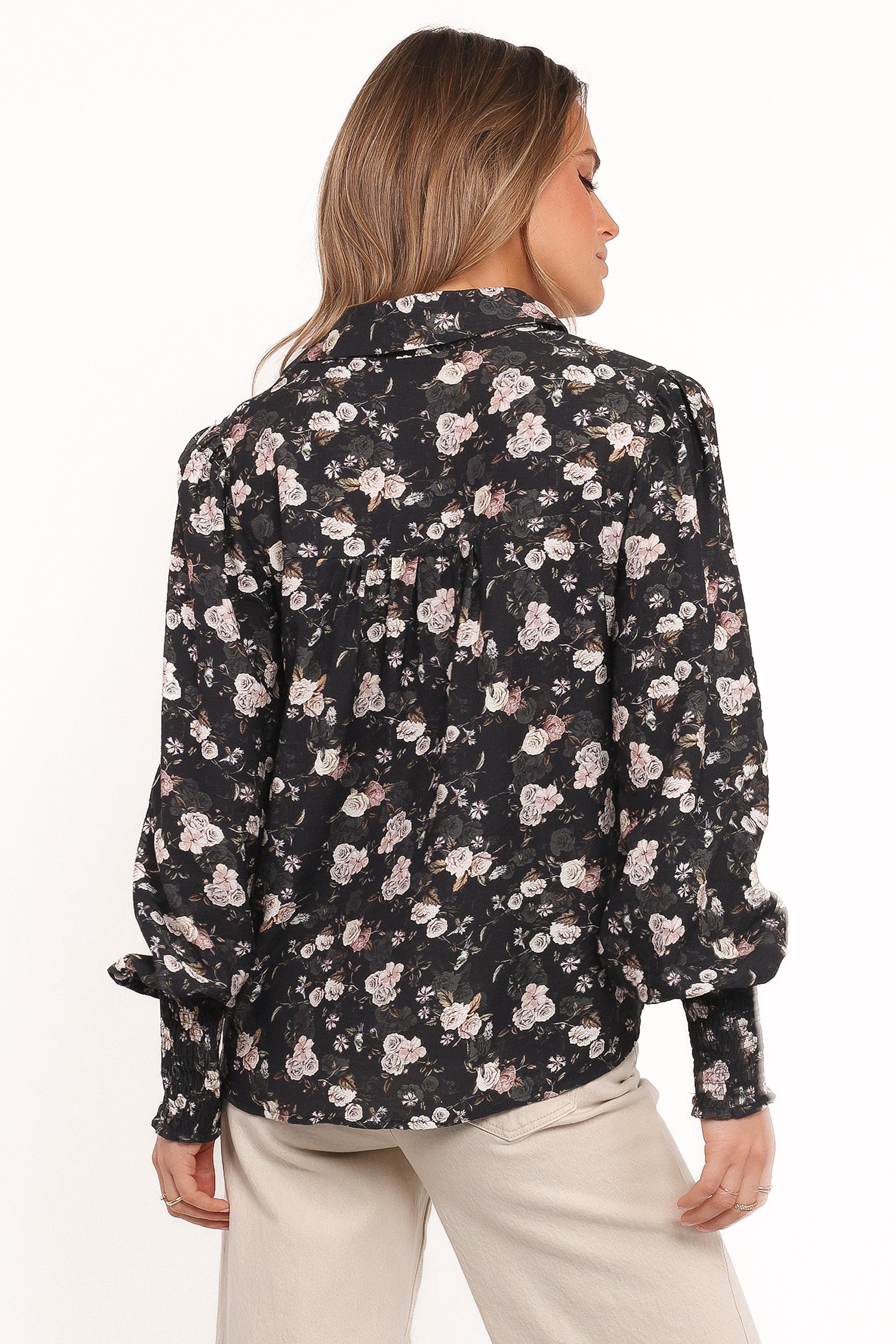 Parsons Blouse - Dark Floral