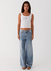 Signature Tank Top - Plain White