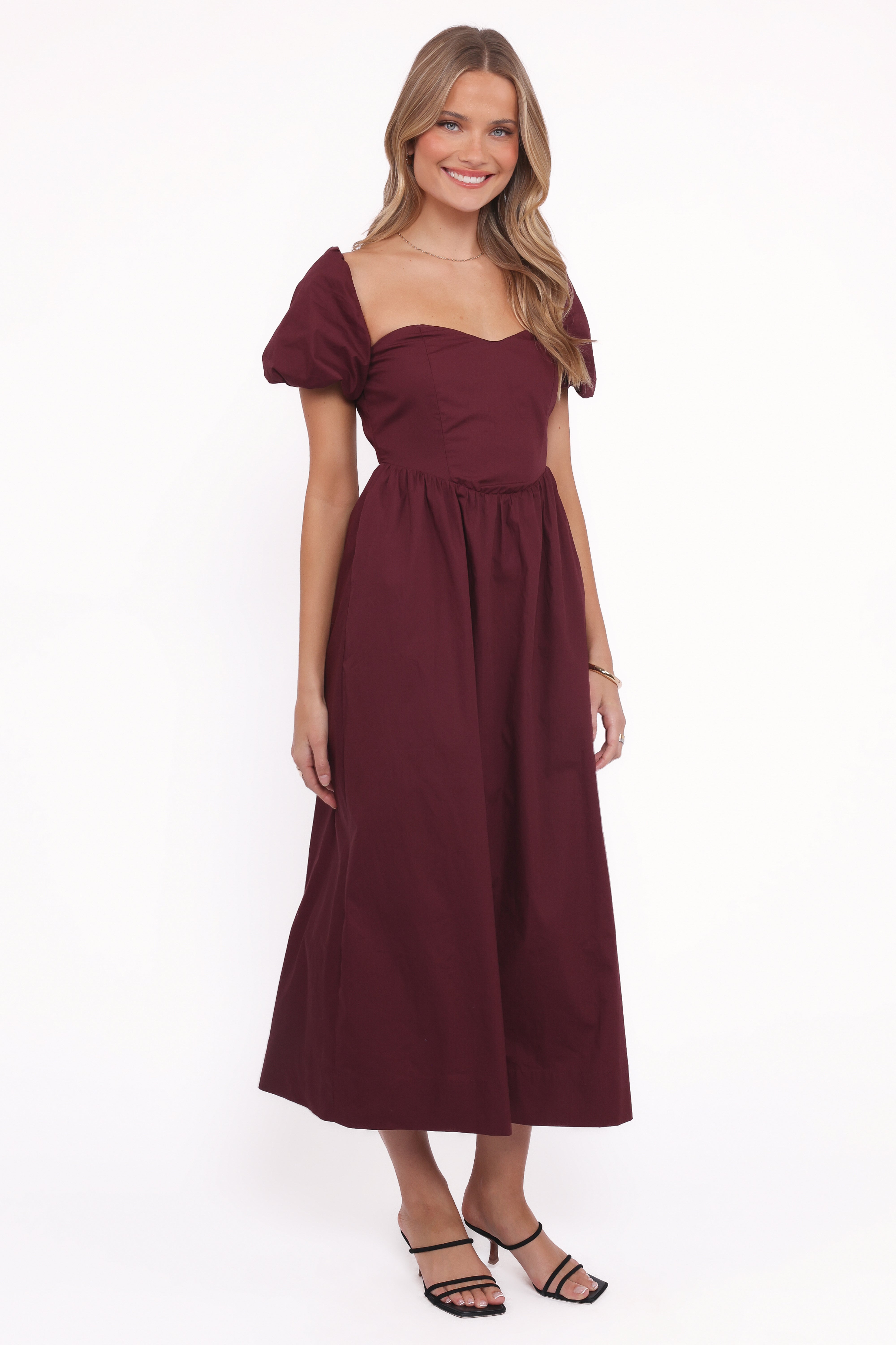 Remira Midi Dress - Cherry