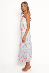 Renata Maxi Dress - Blue Floral