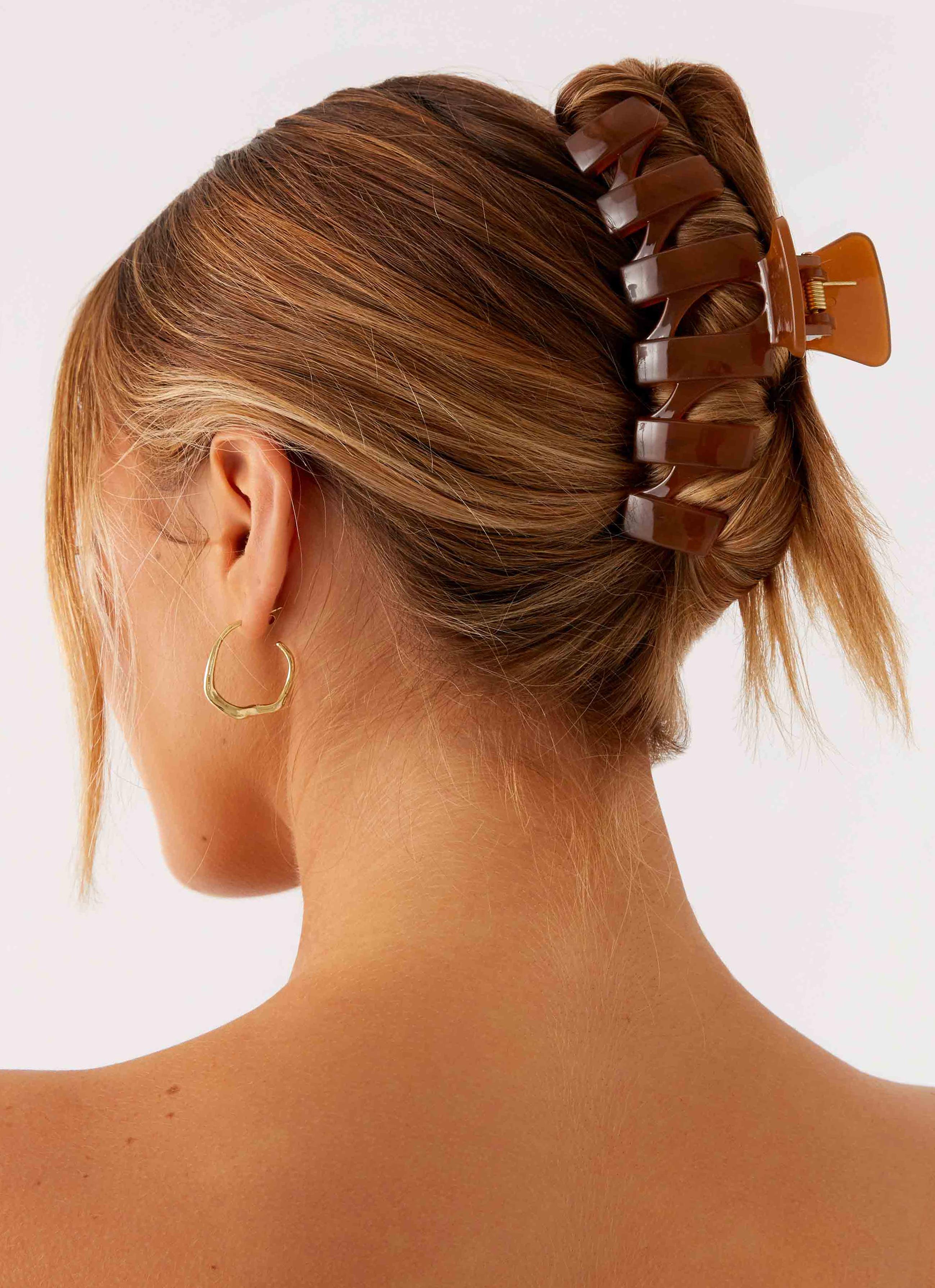 Rhett Claw Clip - Brown