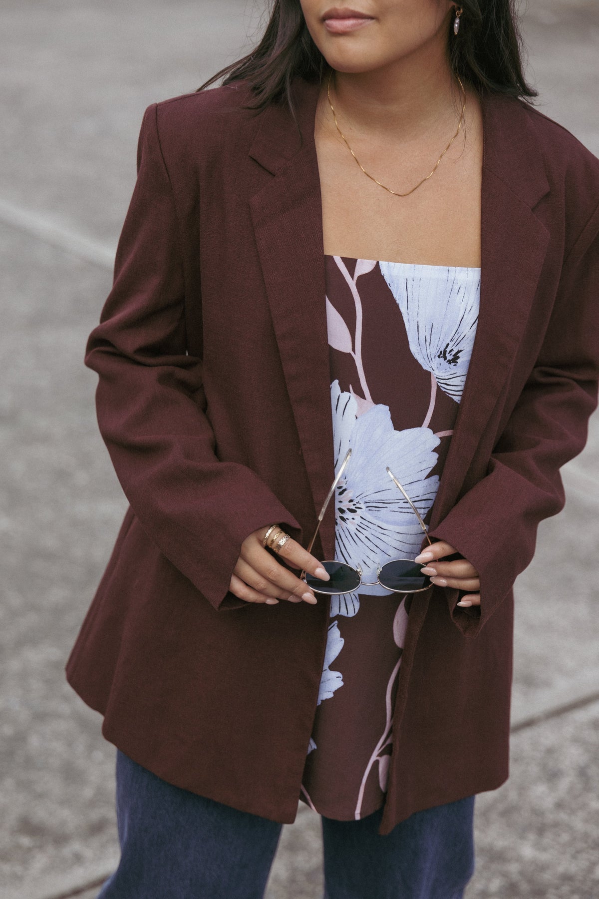 Rhodes Oversized Blazer - Espresso