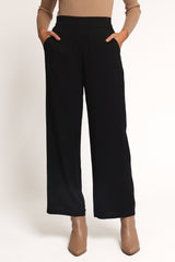 Rissa Wide Leg Pant - Black