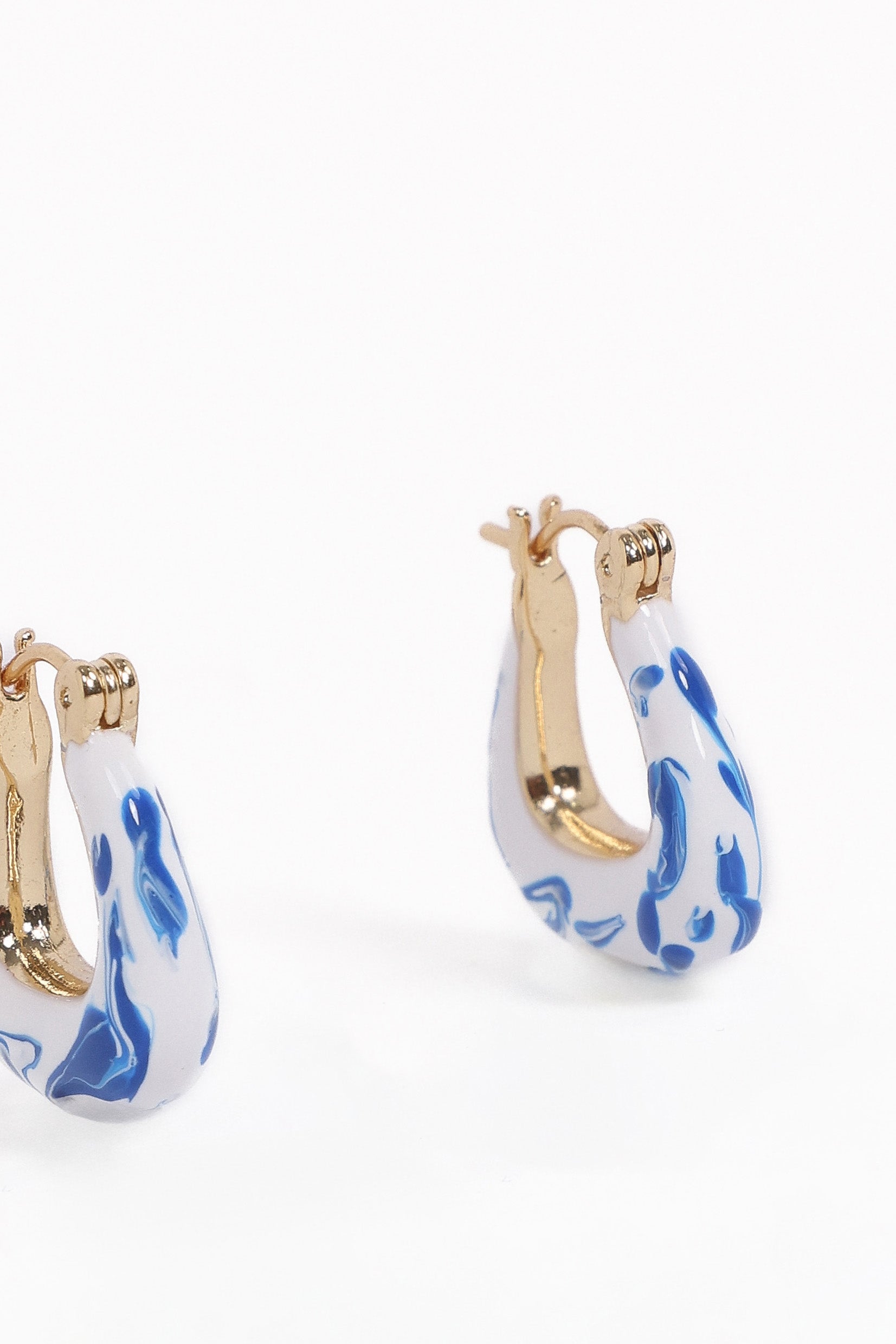 Riven Earrings - Blue