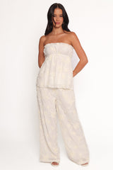 Robin Strapless Top - White