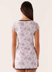 Rocca Mini Dress - Lavender Meadow