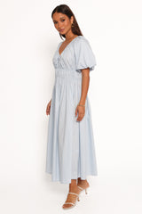 Rozie Midi Dress - Baby Blue