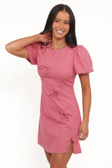 Ruthie Mini Dress - Rose