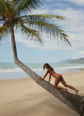 Saint Lucia Bikini Top - Orange