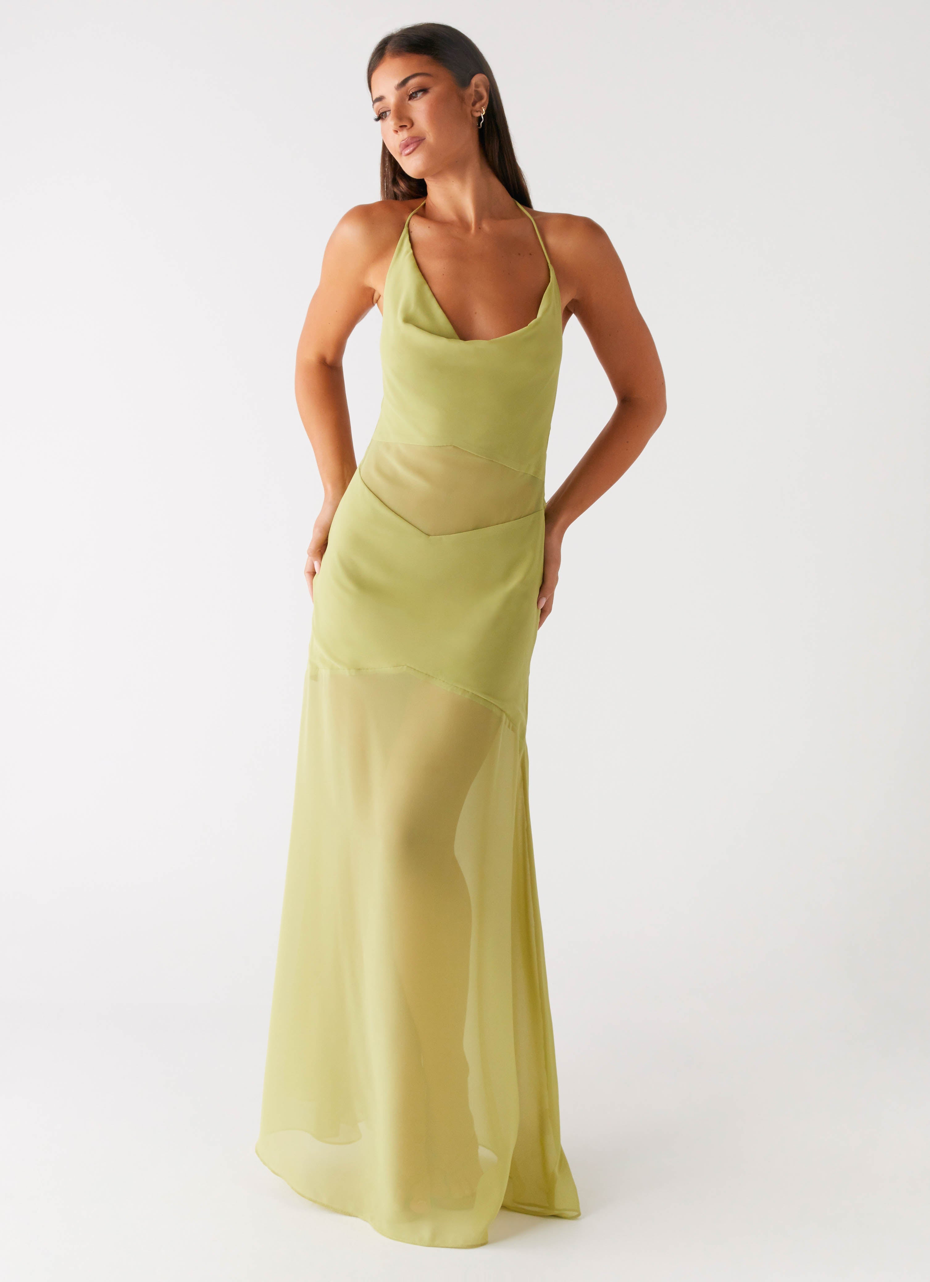 Samoa Maxi Dress - Lime