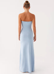 Samson Knit Maxi Dress - Blue
