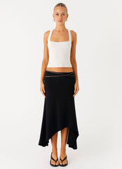 Seattle Midi Skirt - Black