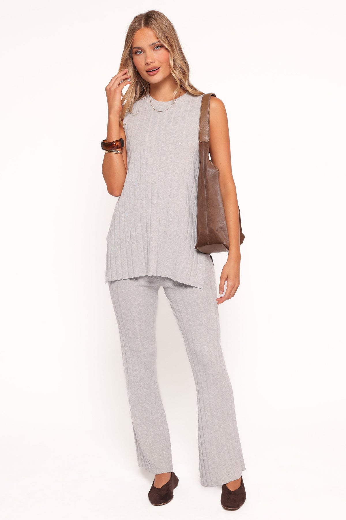 Silvie Knitted Set - Grey