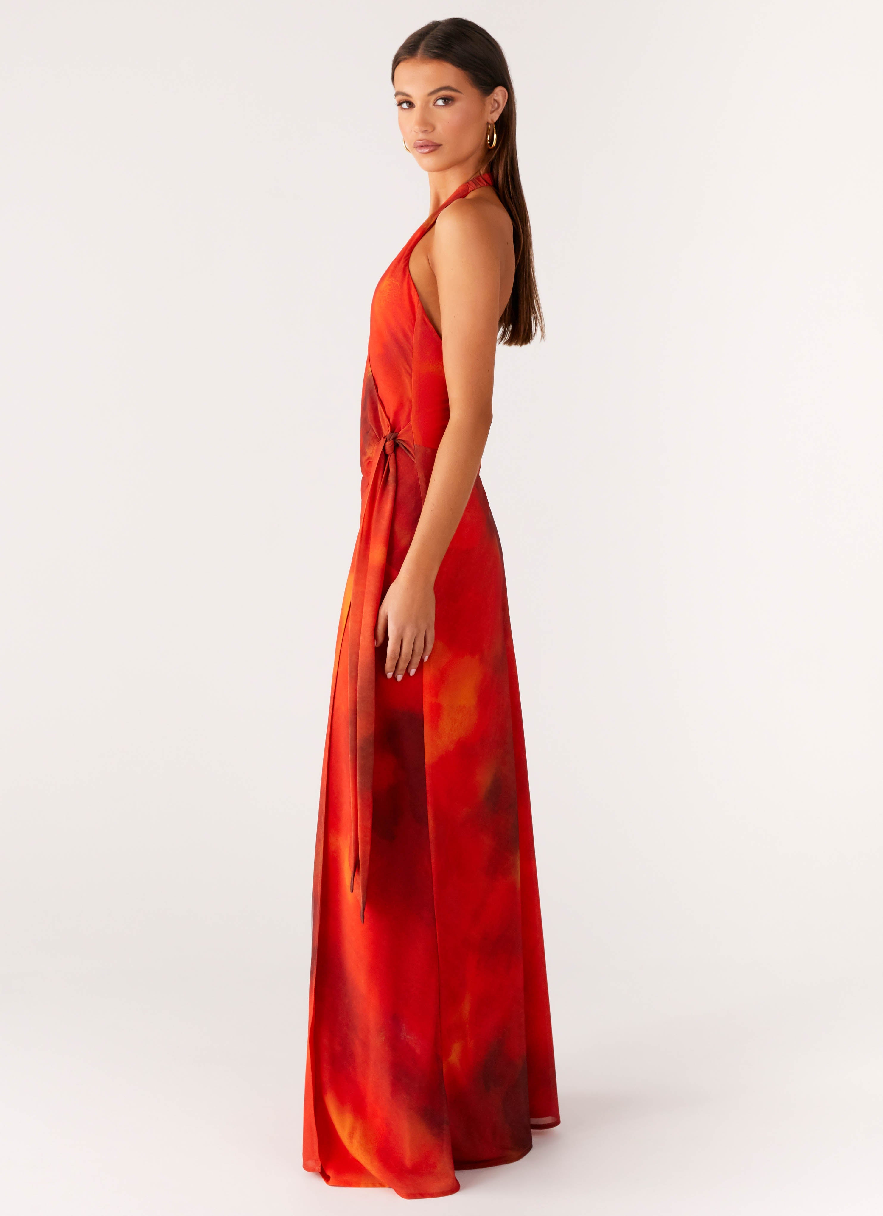 So Chic Maxi Dress - Scarlet Blur