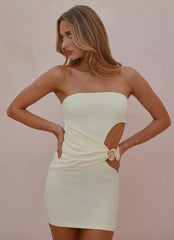 So Iconic Mini Dress - Yellow