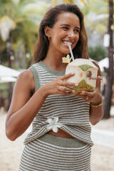 Tiarne Hair Clip - White