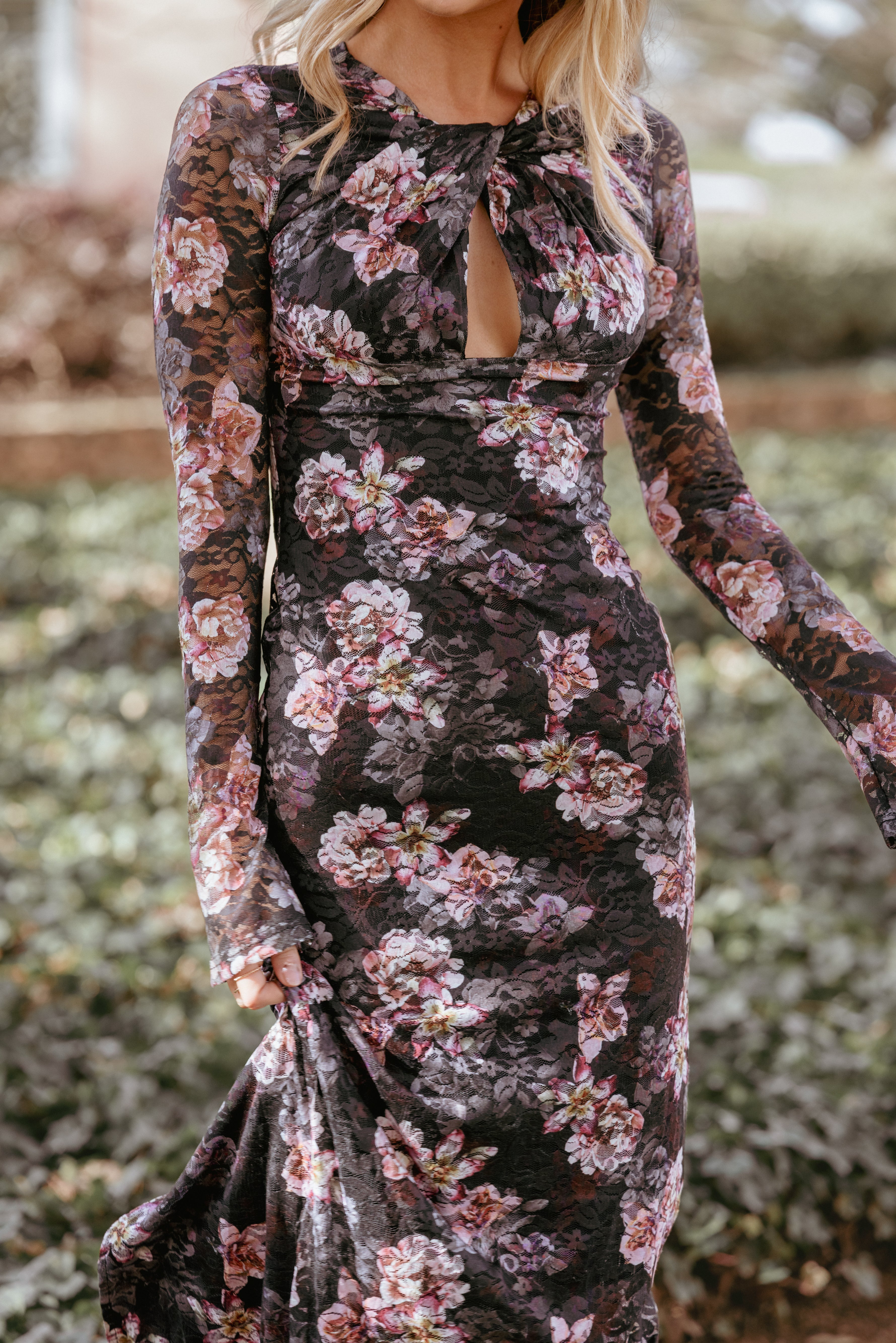 Trilby Maxi Dress - Floral Lace