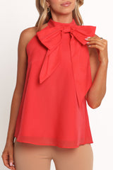 Venice Bow Top - Red