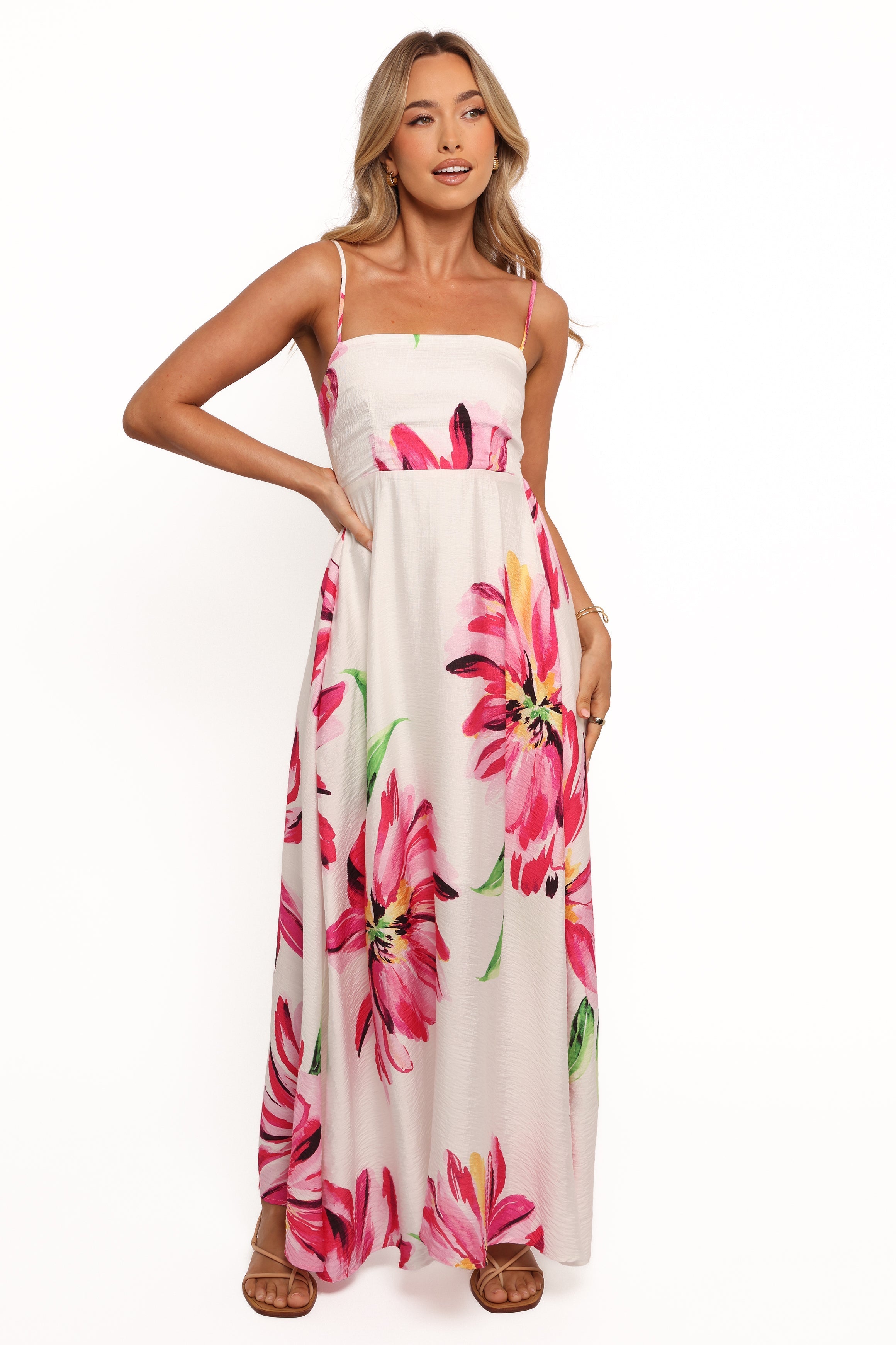 Verity Maxi Dress - Pink Floral