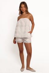 Wenira Short Set - White