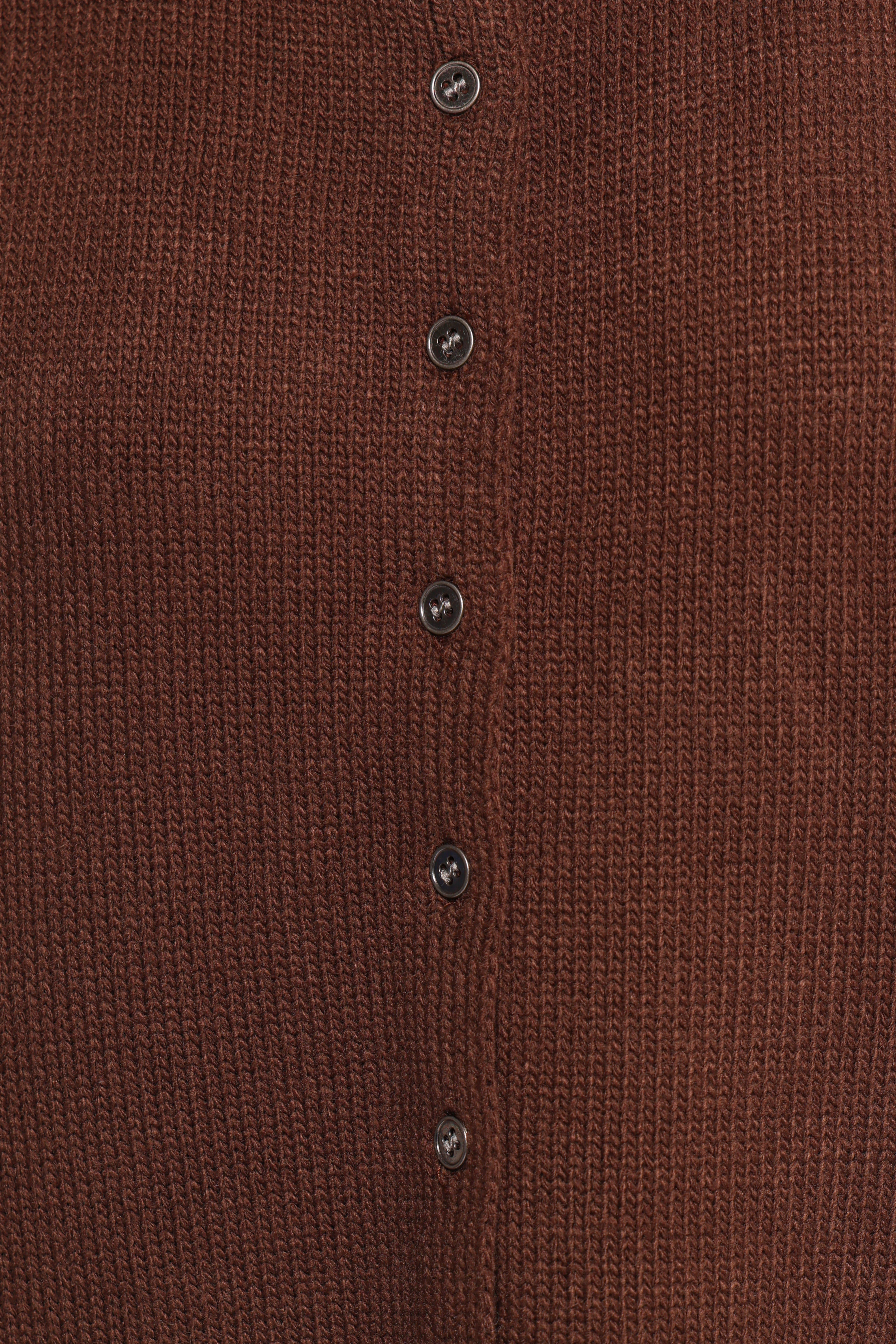Weston Knit Vest - Dark Chocolate