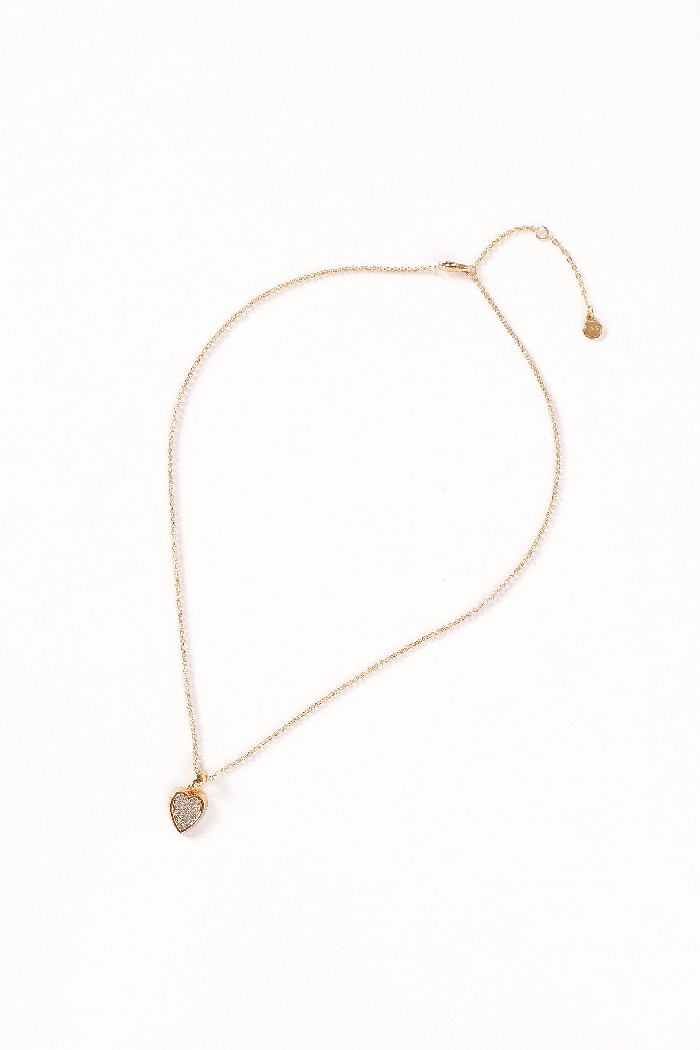 Sophie Heart Necklace - Gold