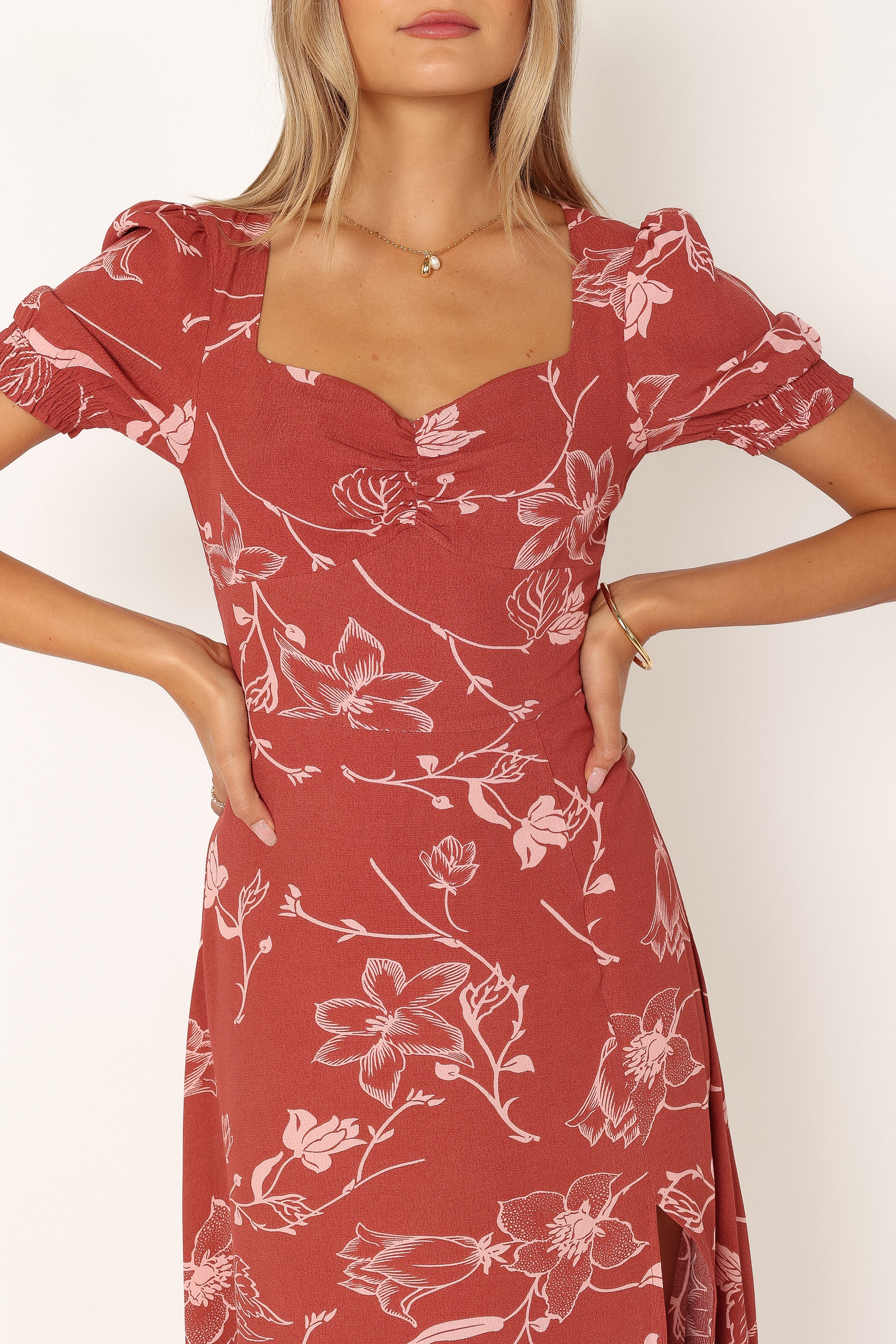 Franklin Dress - Rust Floral
