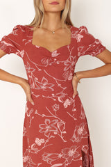 Franklin Dress - Rust Floral